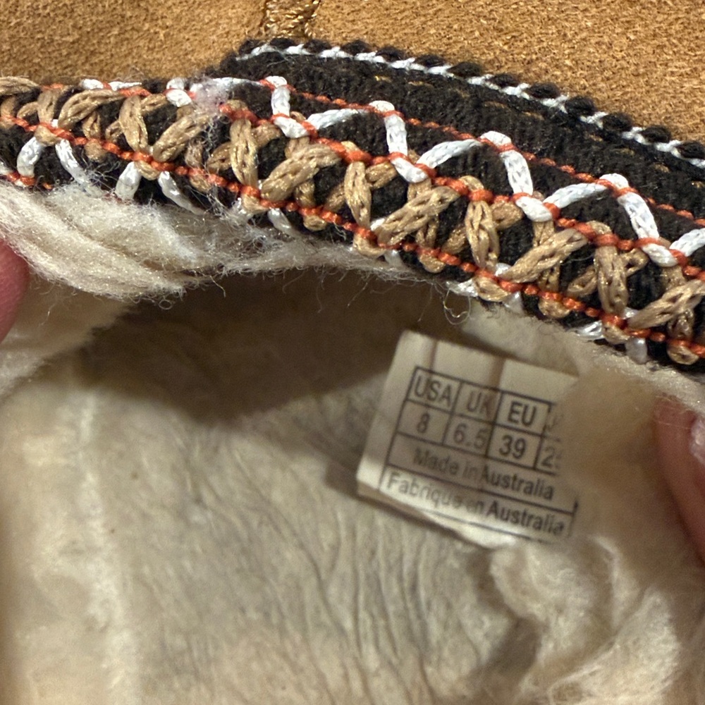 UGG Chestnut Suede Slippers - Picture 5 of 5